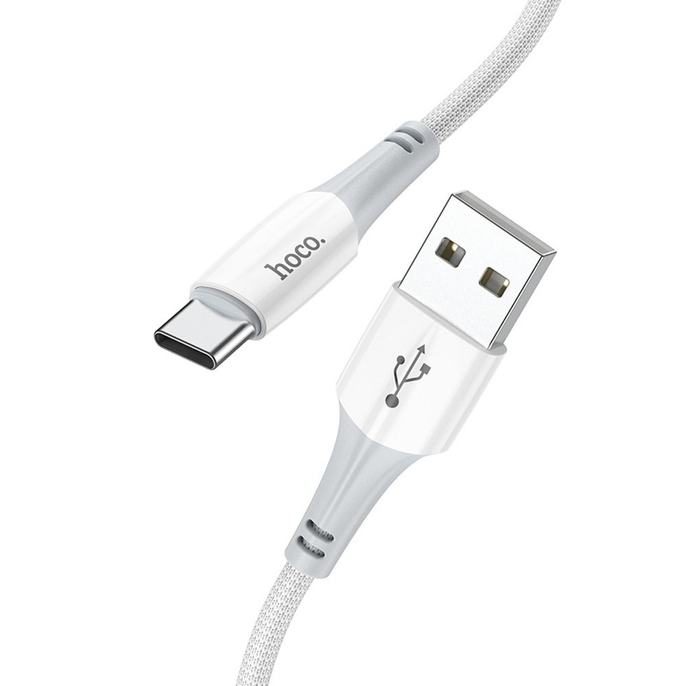 USB-A to USB-C Data and Charging Cable HOCO X70, 60W, 1m, White