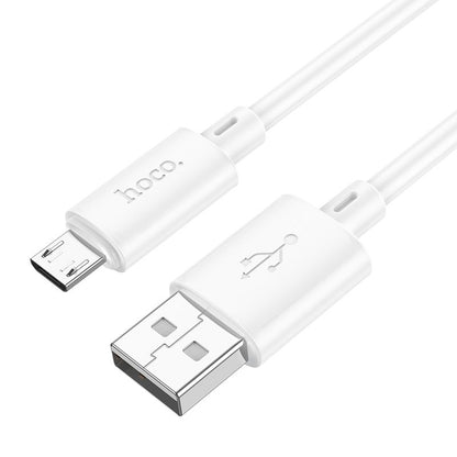 HOCO X88 USB-A - microUSB Data and Charging Cable, 18W, 1m, White 