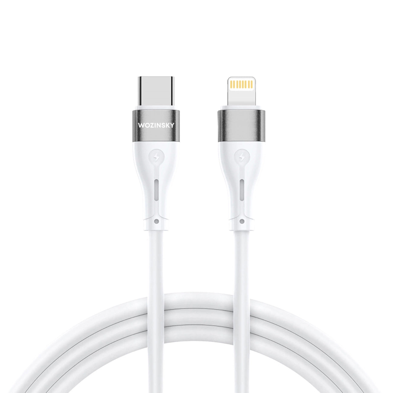 Daten- und Ladekabel USB-C - Lightning WZK WSTCL1, 27W, 1m, Weiß