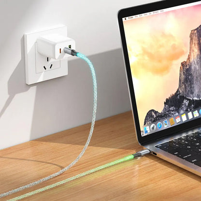 USB-C Daten- und Ladekabel - USB-C HOCO U112, 60W, 1m, Grau