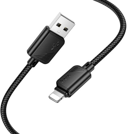 Daten- und Ladekabel USB-A - Lightning HOCO X113, 18W, 1m, Schwarz