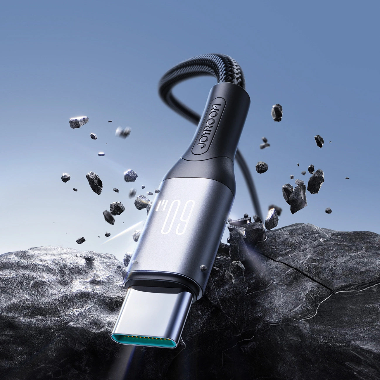 USB-C Daten- und Ladekabel - USB-C Joyroom S-A28 Flash, 60W, 2m, Schwarz