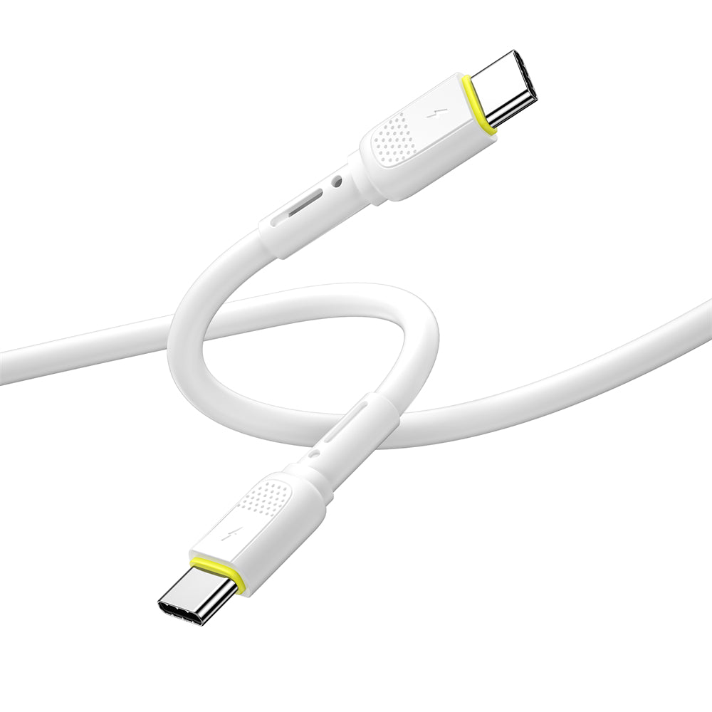 USB-C Data and Charging Cable - USB-C WiWu Wi-C034, 60W, 1.2m, White