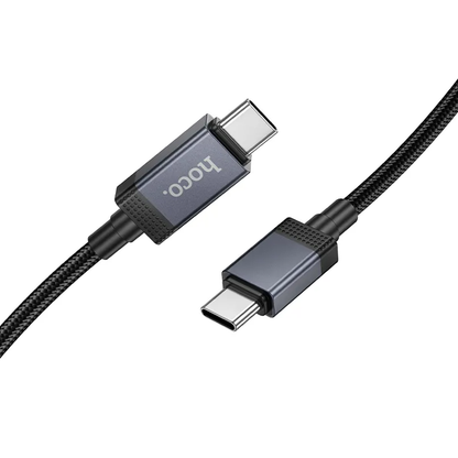 USB-C Daten- und Ladekabel - USB-C HOCO X118 Display, 60W, 1m, Schwarz