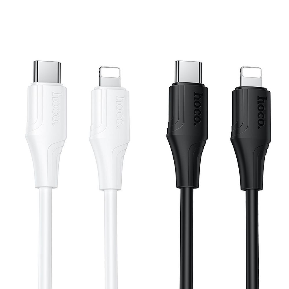 USB-C - Lightning Daten- und Ladekabel HOCO X124, 27W, 1m, Schwarz