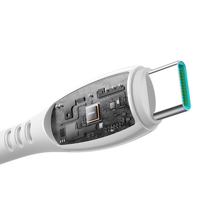 USB-C Daten- und Ladekabel - USB-C Joyroom S-A59 Vibrant, 60W, 1.2m, Weiß