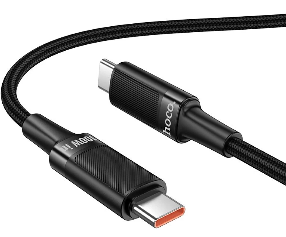 Daten- und Ladekabel USB-C - USB-C HOCO U153 Extreme, 100W, 1,2m, Schwarz