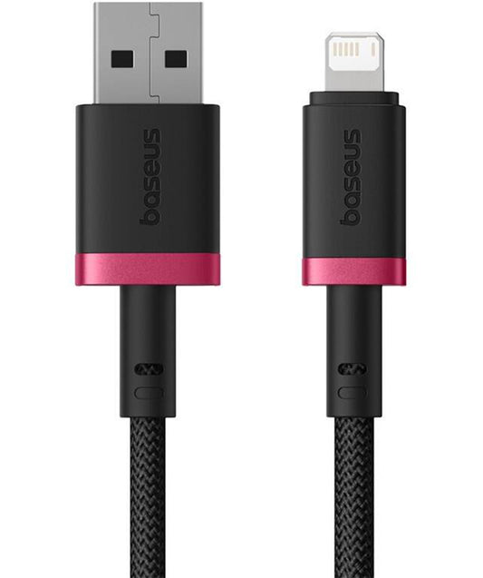 Daten- und Ladekabel USB-A - Lightning Baseus Dura Series, 18W, 2m, Rot P10377801U01-03