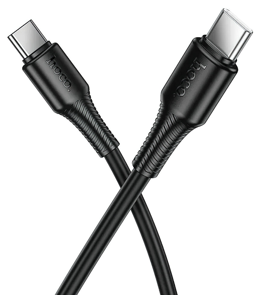USB-C Daten- und Ladekabel - USB-C HOCO X120, 60W, 1m, Schwarz
