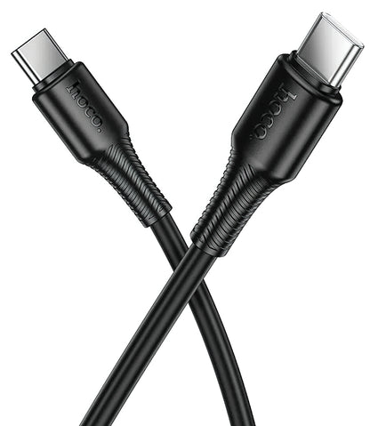 USB-C Daten- und Ladekabel - USB-C HOCO X120, 60W, 1m, Schwarz