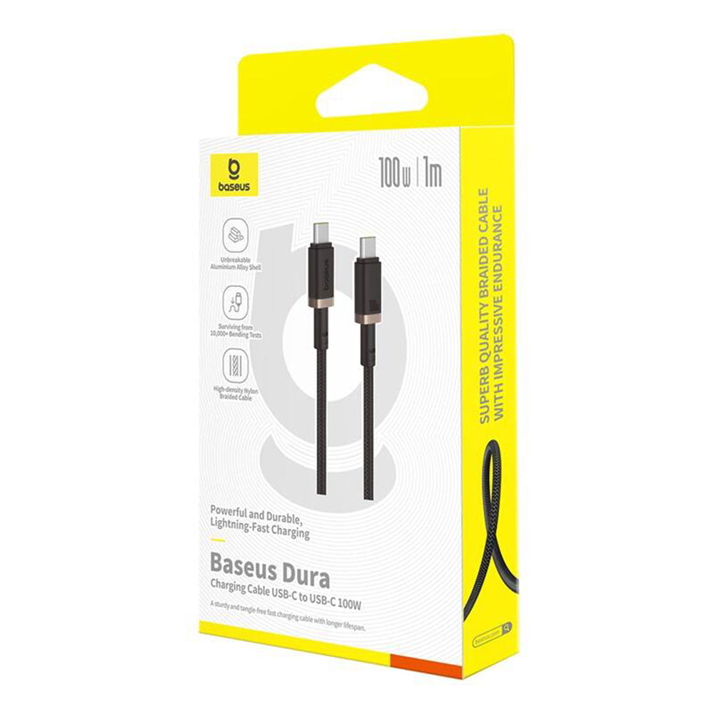USB-C Daten- und Ladekabel - USB-C Baseus Dura Series, 100W, 1m, Gold P10377803U01-00