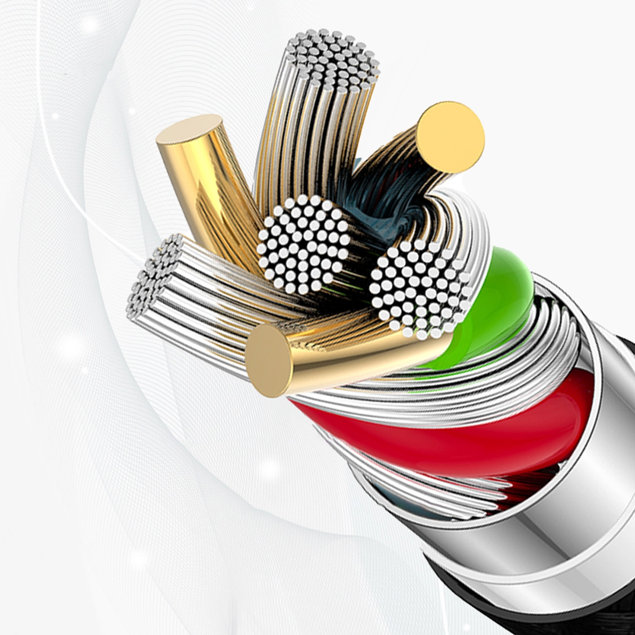 Daten- und Ladekabel USB-C - USB-C Dudao L9C Max, 240W, 2m, Weiß