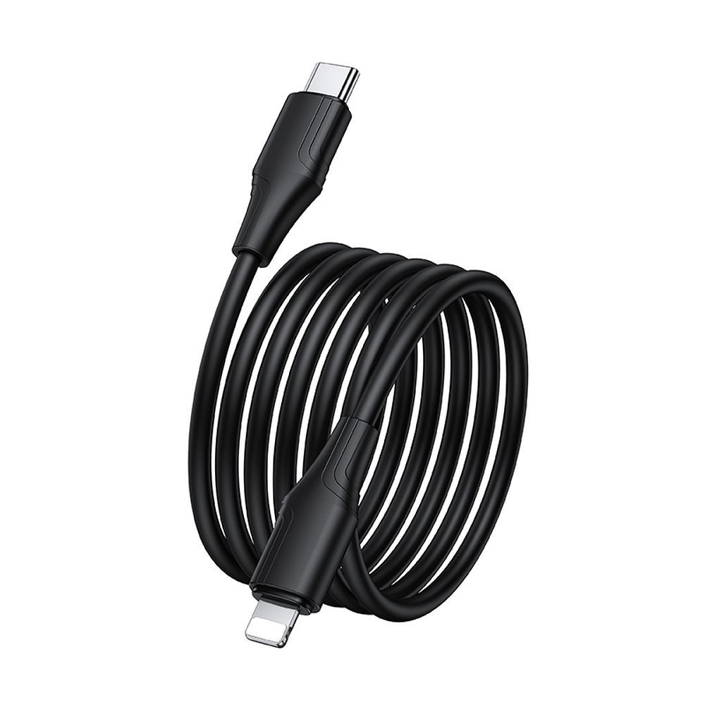 USB-C - Lightning Daten- und Ladekabel HOCO X124, 27W, 1m, Schwarz