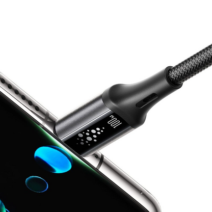 USB-C Daten- und Ladekabel - USB-C Joyroom S-A60 StarTalk, 100W, 1,2m, Schwarz