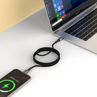 USB-C Daten- und Ladekabel - USB-C Tech-Protect Ultraboost DNA MagTwist, 100W, 2m, Grau