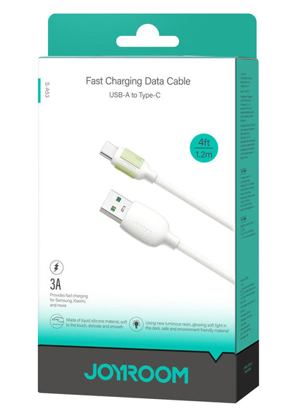 Daten- und Ladekabel USB-A - USB-C Joyroom S-A53, 18W, 1,2m, Beige