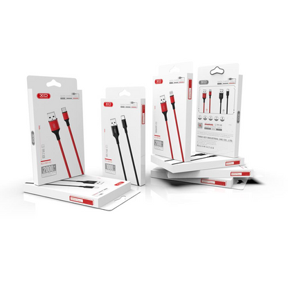 Daten- und Ladekabel USB-A - USB-C XO Design NB143, 18W, 2m, Rot