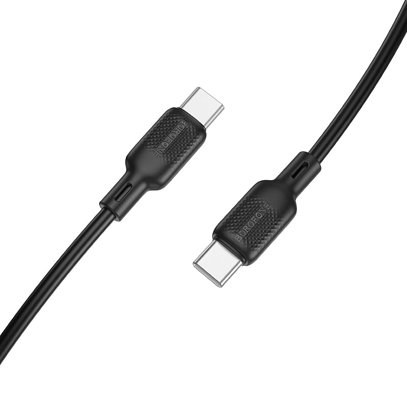 USB-C Daten- und Ladekabel - USB-C Borofone BX113 Lenny, 60W, 1m, Schwarz