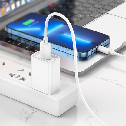 Daten- und Ladekabel USB-A - Lightning HOCO X88, 18W, 2m, Weiß