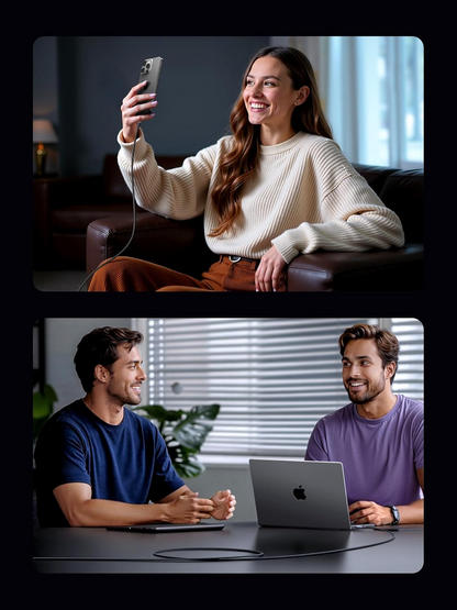 USB-C zu USB-C Daten- und Ladekabel UGREEN L524, 60W, 2m, Grau