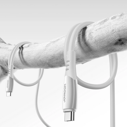 USB-C Daten- und Ladekabel - USB-C Joyroom S-A59 Vibrant, 60W, 1.2m, Weiß
