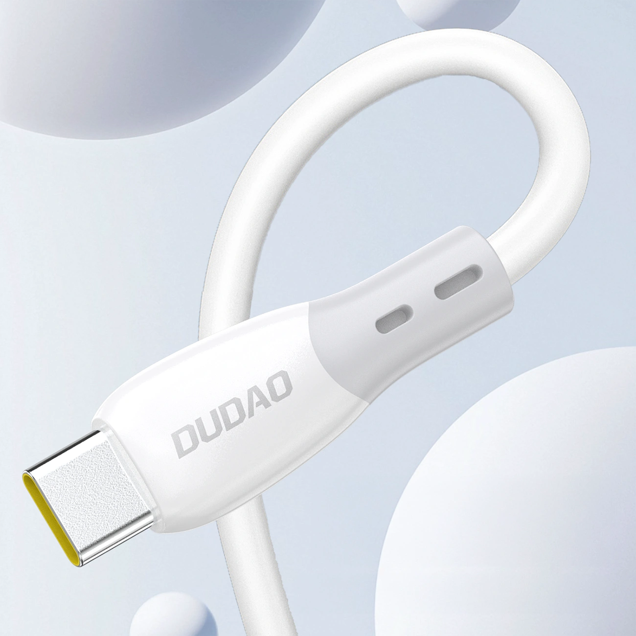 USB-C to Lightning Data and Charging Cable Dudao L25SX, 30W, 1m, White