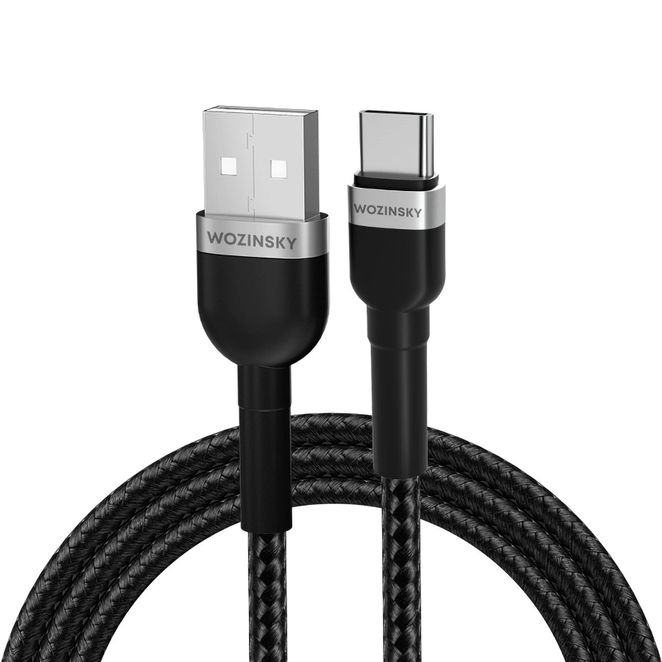 Daten- und Ladekabel USB-A - USB-C WZK WNBAC1, 20W, 1m, Schwarz