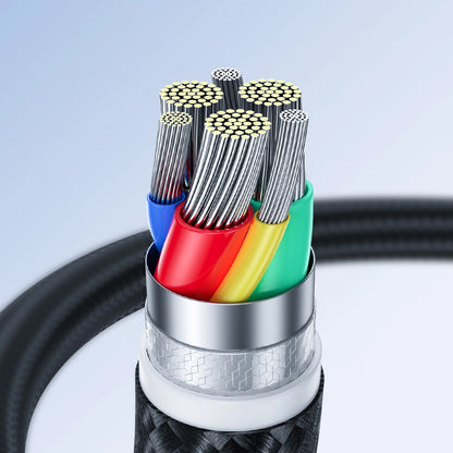 Daten- und Ladekabel USB-C - Lightning Joyroom S-A11, 20W, 0,25m, Schwarz