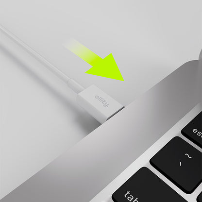 USB-C Daten- und Ladekabel - USB-C Allity. AUC-03, 100W, 2m, Weiß