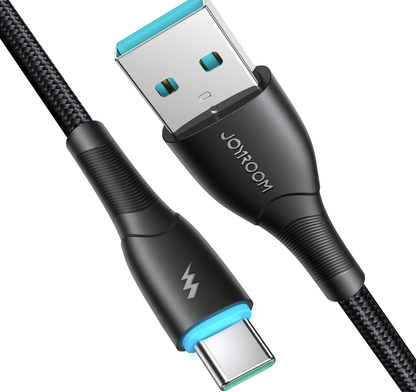 USB-A to USB-C Data and Charging Cable Joyroom S-A32, 18W, 1m, Black