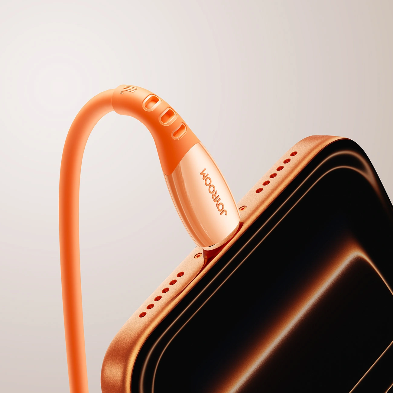 USB-C Daten- und Ladekabel - USB-C Joyroom S-A59 Vibrant, 60W, 1.2m, Orange