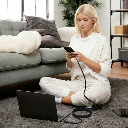 USB-C Daten- und Ladekabel - USB-C Tech-Protect UB11T Ultraboost, 240W, 2m, Schwarz