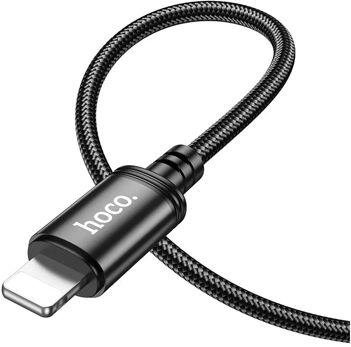 USB-C - Lightning Daten- und Ladekabel HOCO X89, 27W, 2m, Schwarz