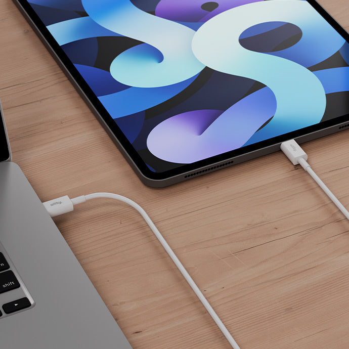 USB-C Daten- und Ladekabel - USB-C Allity. AUC-03, 100W, 2m, Weiß