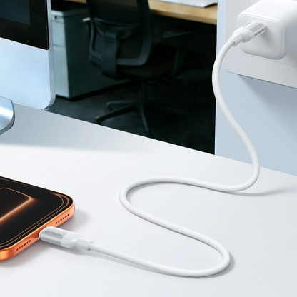 Daten- und Ladekabel USB-C - USB-C Joyroom S-A62 Lively, 60W, 1,2m, Weiß