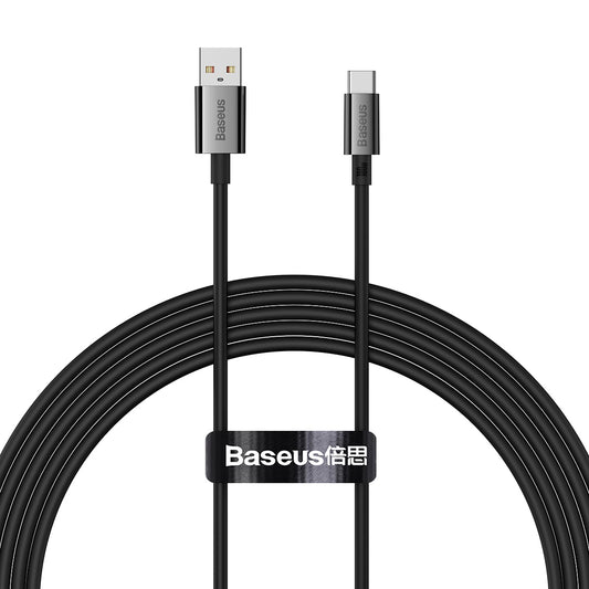 Daten- und Ladekabel USB-A - USB-C Baseus Superior Series, 100W, 2m, Schwarz P10320102114-02