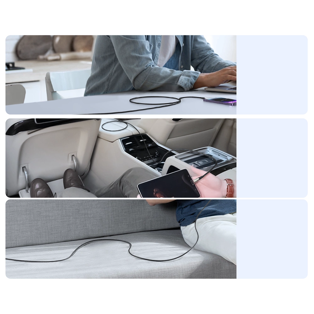 USB-C - Lightning Lade- und Datenkabel Joyroom S-A31, 30W, 1,2m, Schwarz