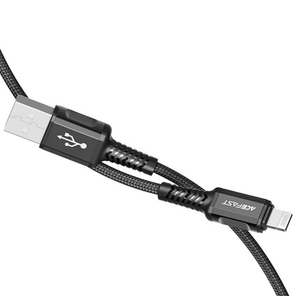 Daten- und Ladekabel USB-A - Lightning Acefast C1-02, 18W, 1,2m, Schwarz