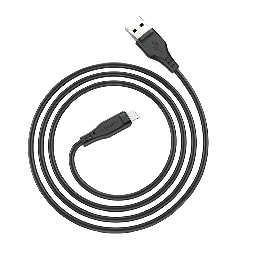 Daten- und Ladekabel USB-A - Lightning Acefast C3-02, 18W, 1,2m, Weiß