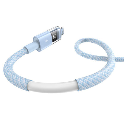 Daten- und Ladekabel USB-A - Lightning Baseus Display 2, 12W, 1m, Blau P10382700311-00