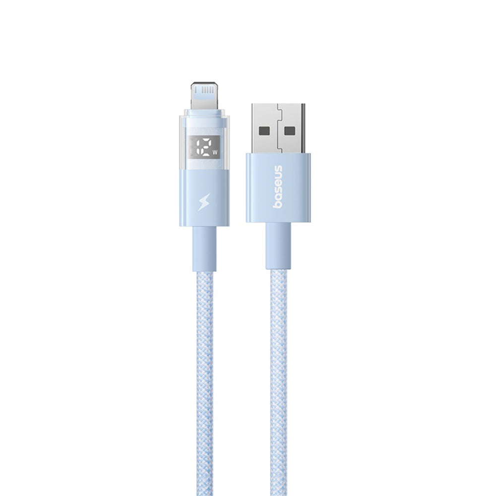Daten- und Ladekabel USB-A - Lightning Baseus Display 2, 12W, 1m, Blau P10382700311-00