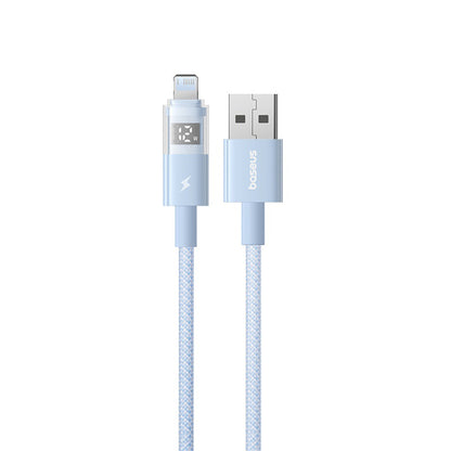 Daten- und Ladekabel USB-A - Lightning Baseus Display 2, 12W, 1m, Blau P10382700311-00