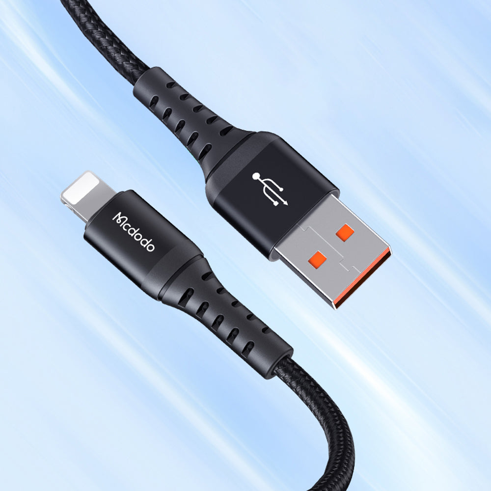 Daten- und Ladekabel USB-A - Lightning McDodo CA-2261, 18W, 1m, Schwarz