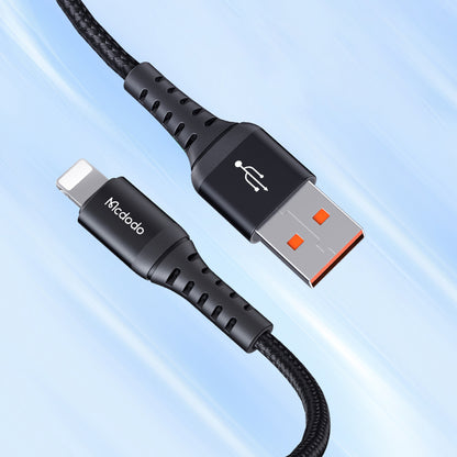 Daten- und Ladekabel USB-A - Lightning McDodo CA-2261, 18W, 1m, Schwarz