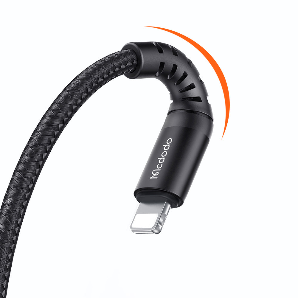 Daten- und Ladekabel USB-A - Lightning McDodo CA-2261, 18W, 1m, Schwarz