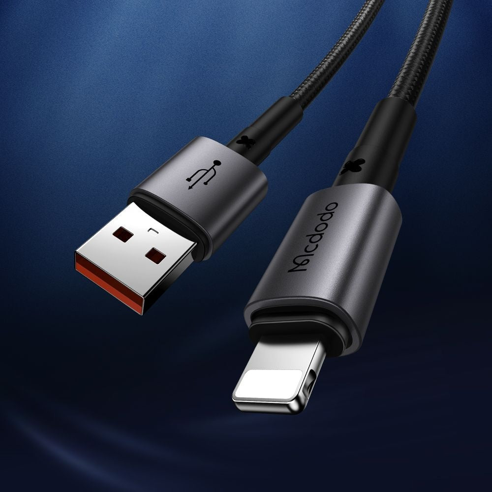 Daten- und Ladekabel USB-A - Lightning McDodo CA-3580, 18W, 1.2m, Schwarz