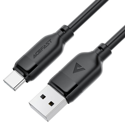 USB-A to USB-C Acefast C16-04 Data and Charging Cable, 18W, 1.2m, Black