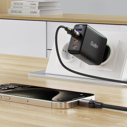 Daten- und Ladekabel USB-A - USB-C Acefast C9-04, 18W, 1.2m, Schwarz