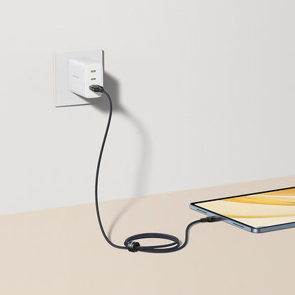 Daten- und Ladekabel USB-A - USB-C Baseus Discolor, 100W, 2m, Blau Grün E0418500