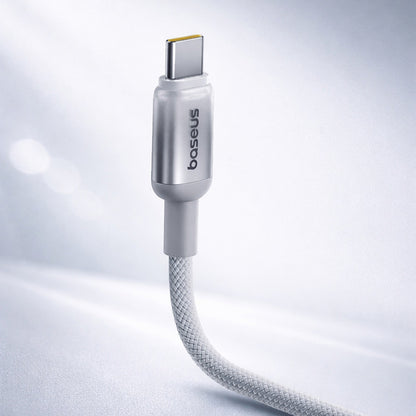 Daten- und Ladekabel USB-A - USB-C Baseus Discolor, 100W, 2m, Silber E0420700